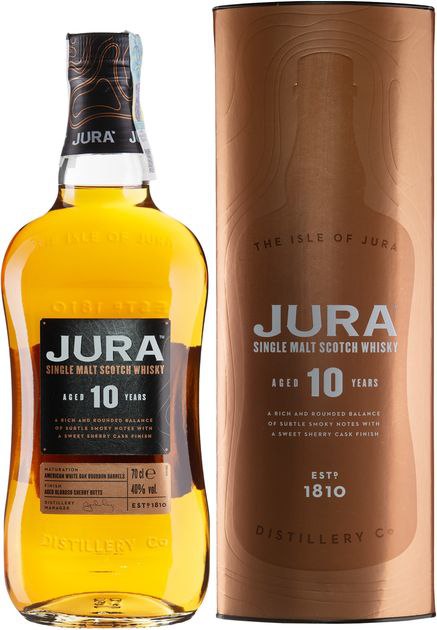 Віскі Isle of Jura 10 y.o. 40% 0.7 л